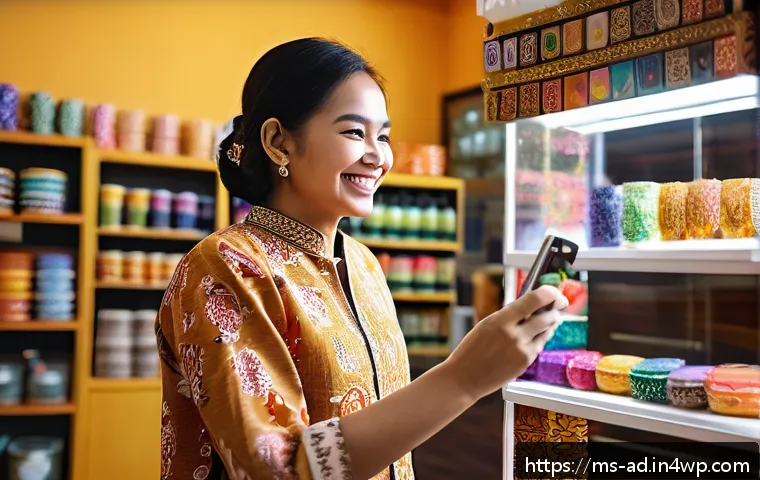 마이크로 프랜차이즈와 고객 커뮤니티 구축 - A warm and inviting small business scene in Malaysia featuring a micro franchise owner sending a per...