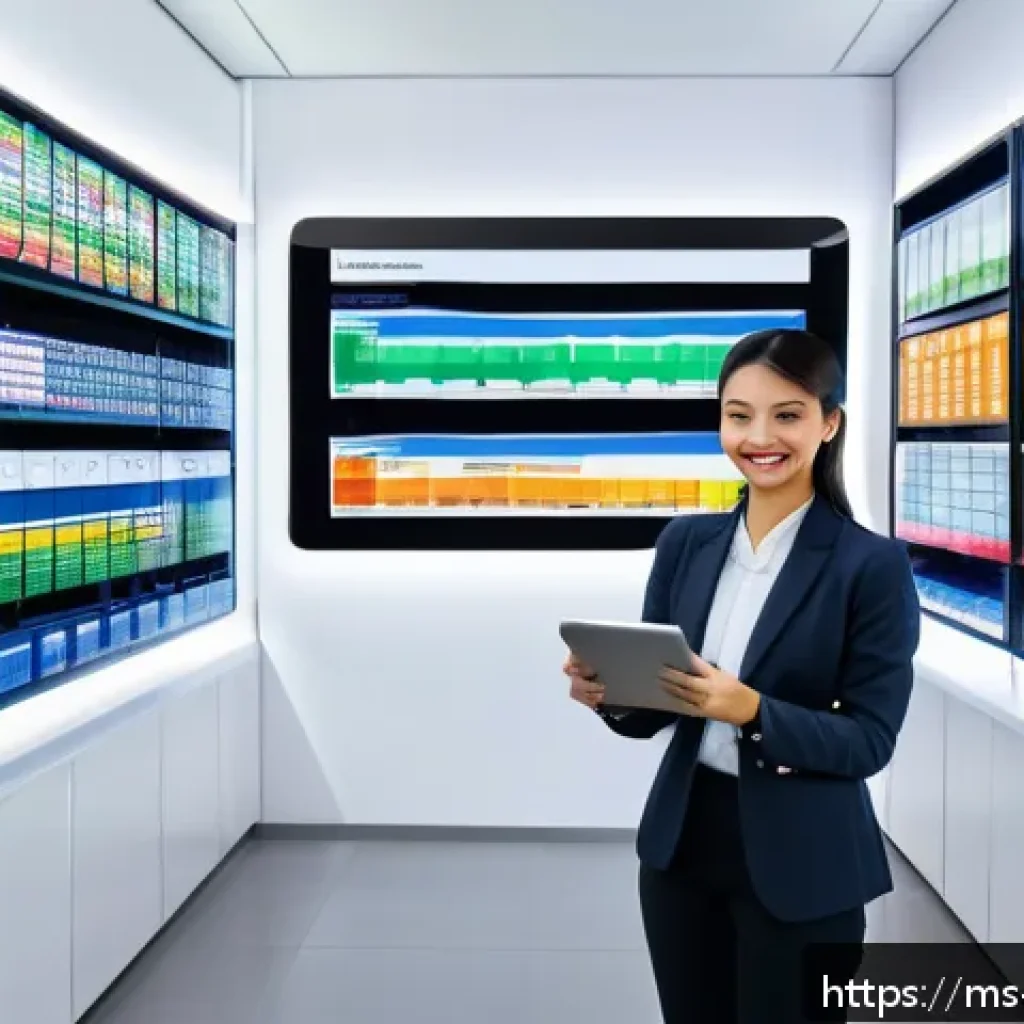 마이크로 프랜차이즈에서의 자원 관리 - A modern small franchise inventory management office in Malaysia, featuring a young Malay entreprene...